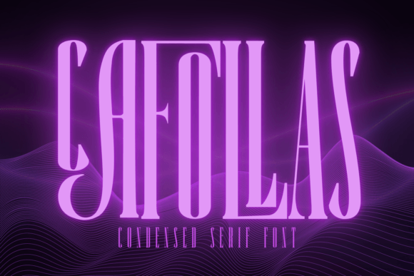 Cafollas: The Bold Condensed Serif for Dominant Headlines