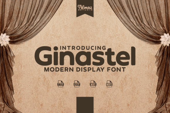 Ginastel: A Sans Serif Font Defined by Elegant Contrast