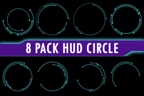 Infographic HUD Circle Display: Elevating Digital Narratives