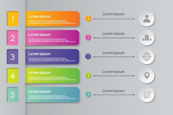 The Strategic Art of the Abstract Colorful Infographic