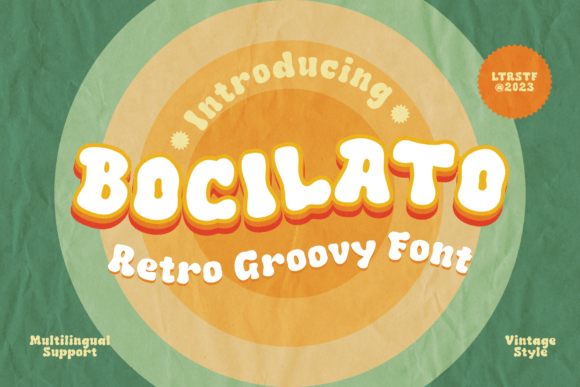 The Vintage Charm of Bocilato: A Font That Brings Fun to Design